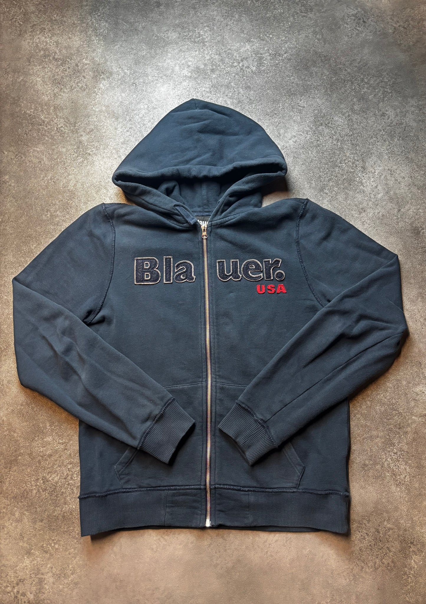 Blauer Jacke L