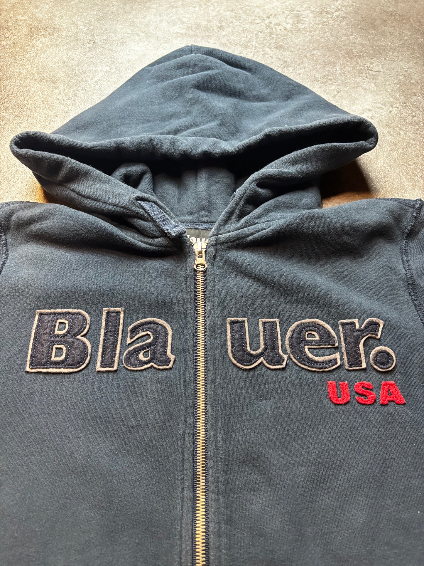 Blauer Jacke L