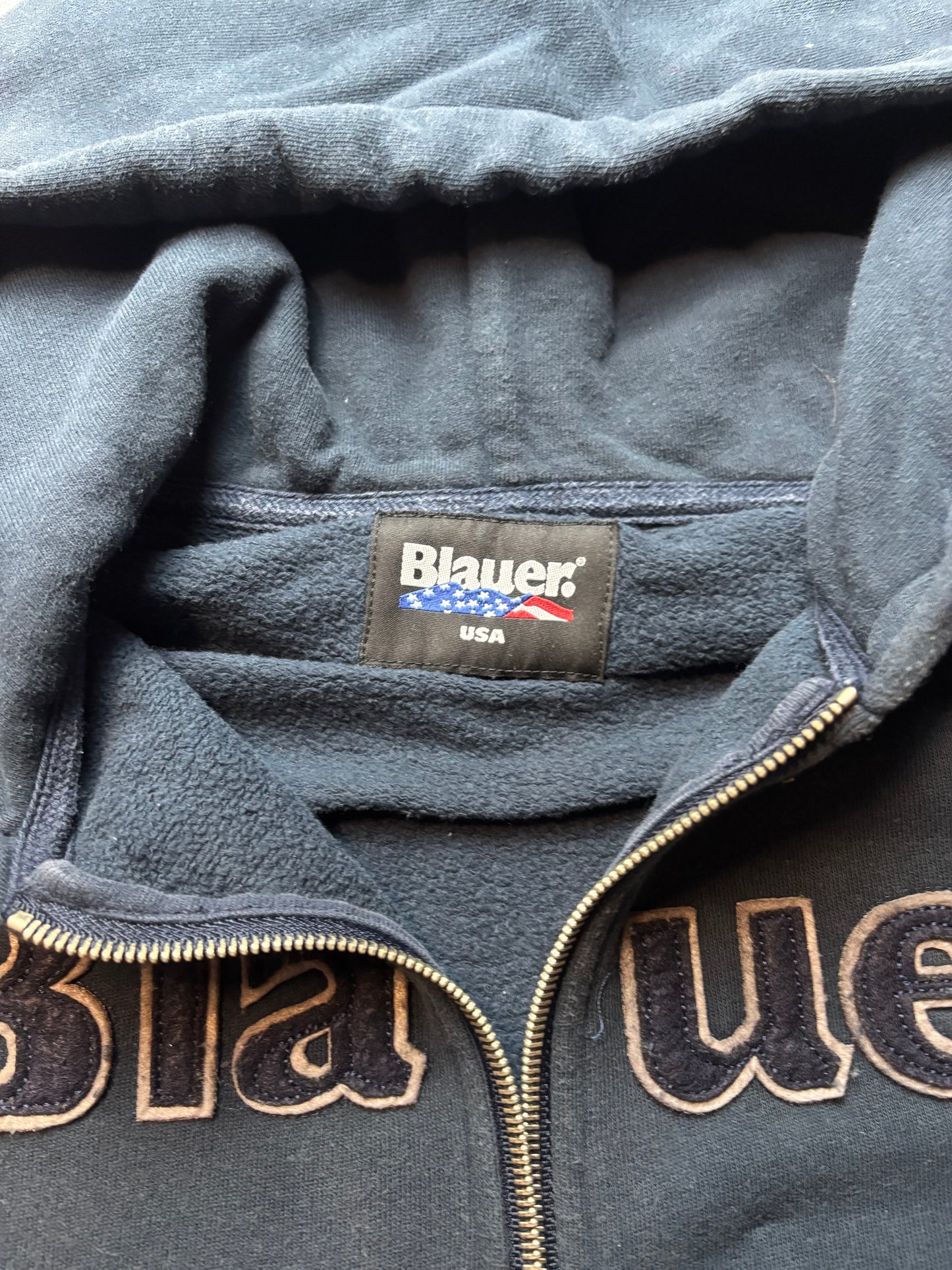 Blauer Jacke L