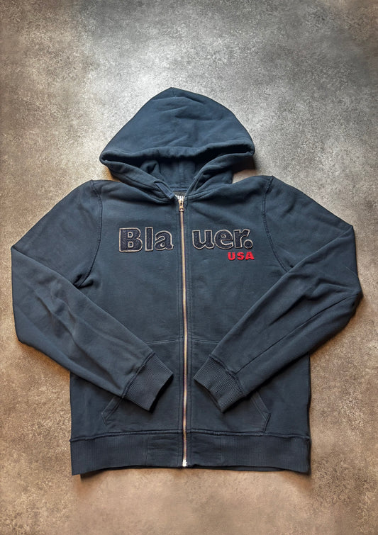 Blauer Jacke L
