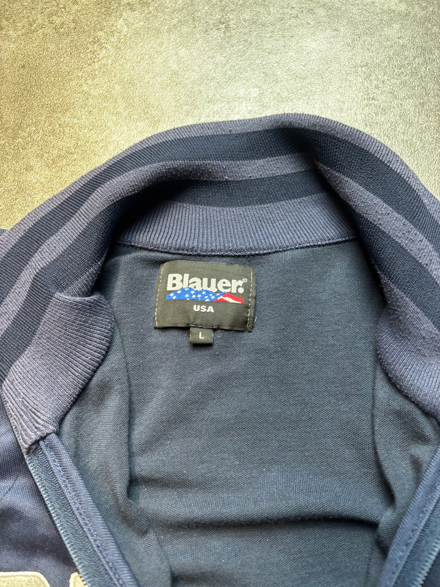 Blauer Jacke L